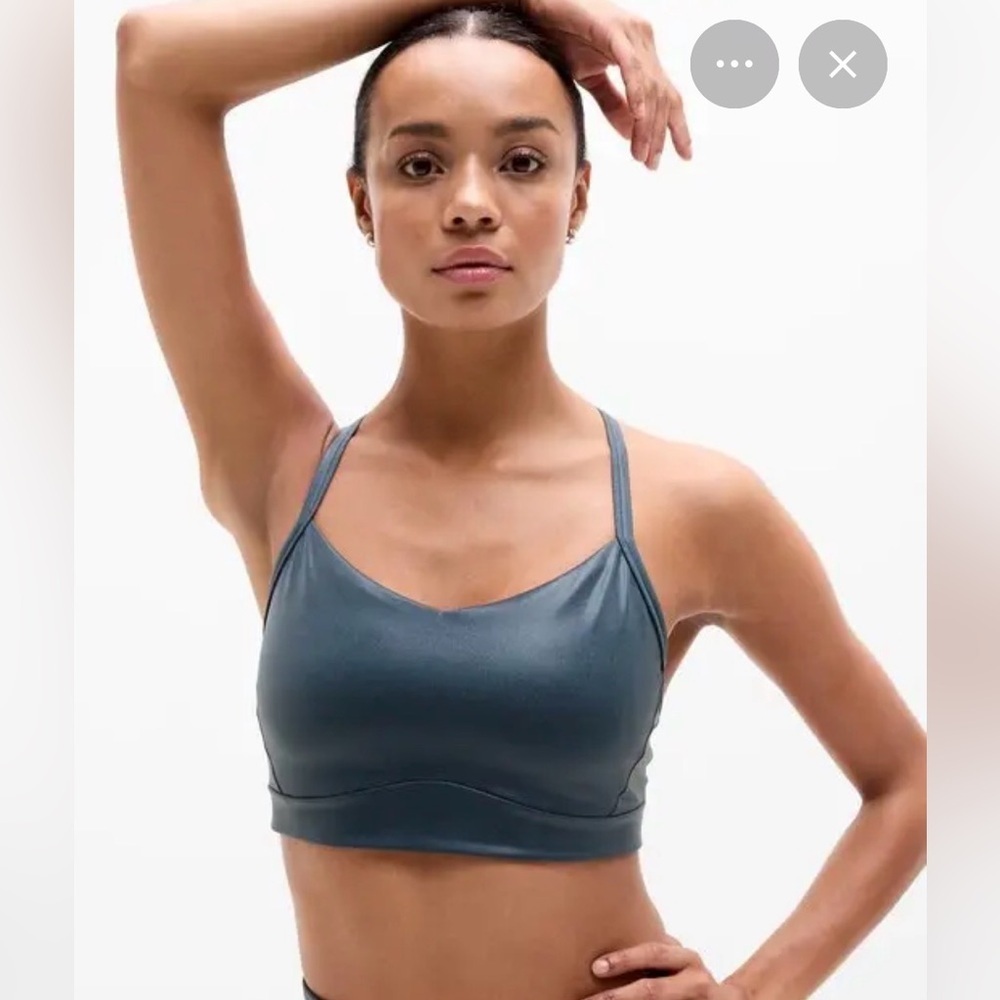 NWT Athleta Vital Eden Matte Foil Bra Sz XS D-DD Cup